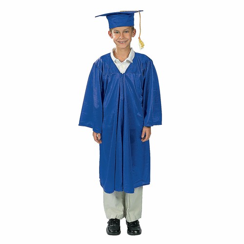 Bulk Middle School Blue Graduation Cap 