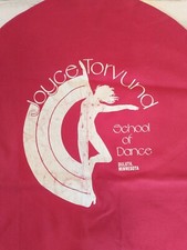 Duluth Minnesota Joyce Torvund School Of Dance Vtg. Canvas Red Garment Bag A3 