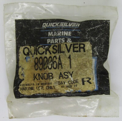 New Quicksilver Mercury Marine Boat OEM Knob Assembly Part No. 89006A 1