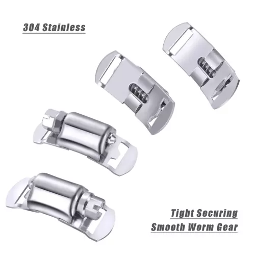 304 Stainless Steel Hose Clamp Assortment Kit DIY Cut-To-Fit 12 FT Metal - Picture 6 of 13
