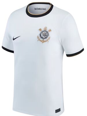 Nike Corinthians São Paulo Official Jersey White Brazil Soccer