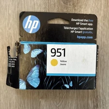 HP 951 Yellow Ink Cartridge OEM Genuine Expired Sep 2024 CN052AN #140 Open Box