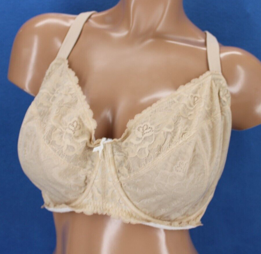 Cacique Underwire Unlined Full Coverage Lace Bra … - image 1