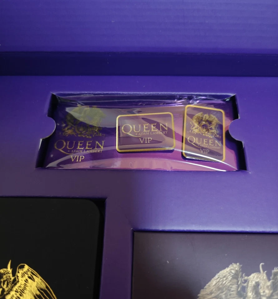 RARE Queen Rhapsody Stockholm Tour VIP Exclusive Merch+ BONUS Gift Video! - Image 3 of 4