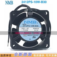 NMB 2412PS-10W-B30 Inverter cooling fan AC100V 6/5W 0.08/0.07A 60X60X30MM 2wire