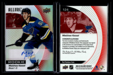 2023-24 Upper Deck Allure Red Rainbow Rookie AUTO #124 Matthew Kessel