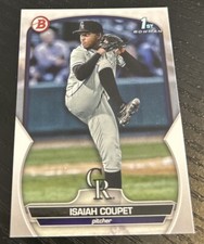 2023 Bowman Draft Isaiah Coupet 1st Bowman Paper