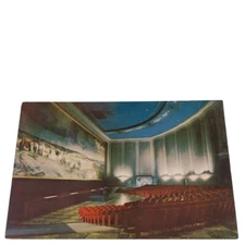 Postcard Interior Hall of the Crucifixion Forest Lawn Memorial Park CA Chrome