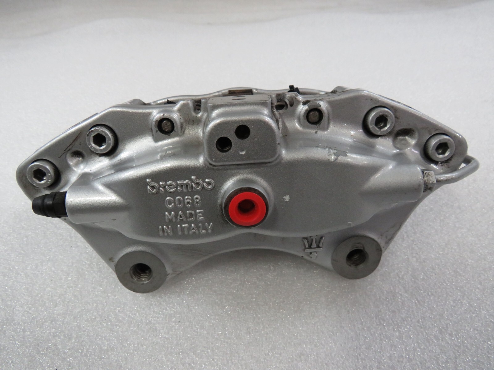 Maserati Ghibli, RH, Right, Rear Brake Caliper, Silver, Used, P/N 670006313