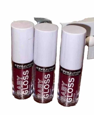 makeup Revolution London Revlove Baby Lip Gloss Super (3 Pack)