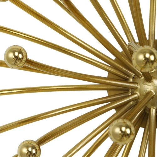 Uttermost Aga Contemporary Metal Wall Decor in Plated Gold (Set of 3) - Picture 6 of 6