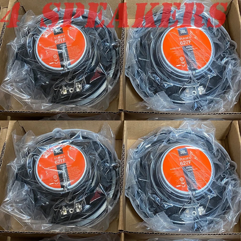 DUAL XVM296BT 6.2" Bluetooth AM/FM Receiver & JBL Stage3627F 2-way 6.5" Speakers - Image 4 of 4