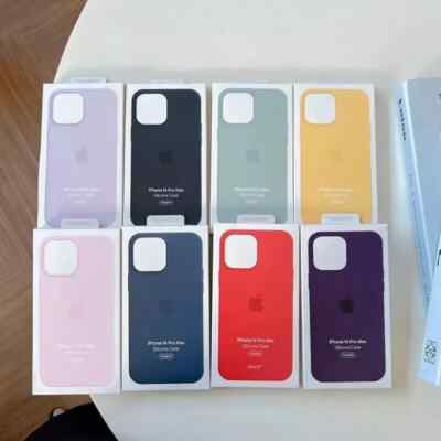 New Original Silicone Phone Case with MagSafe For iPhone 14Plus 14Pro 14 Pro Max
