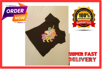 Garanimals Baby Girls Printed T-Shirts Size 12 Months Black               --A6--