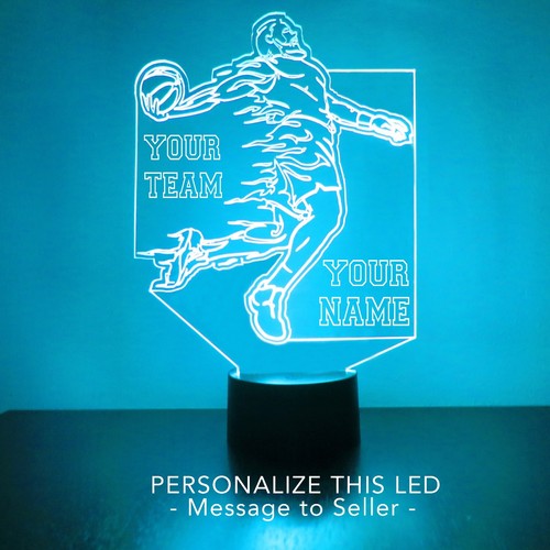 Houston Rockets Night Light, Personalizado GRATIS, Baloncesto LED Lámpara de ventilador deportivo - Imagen 10 de 10