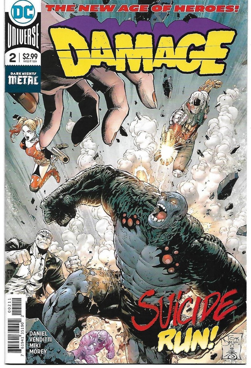 DAMAGE (2018) (ALL 16 ISSUES) DC 2018-2019 