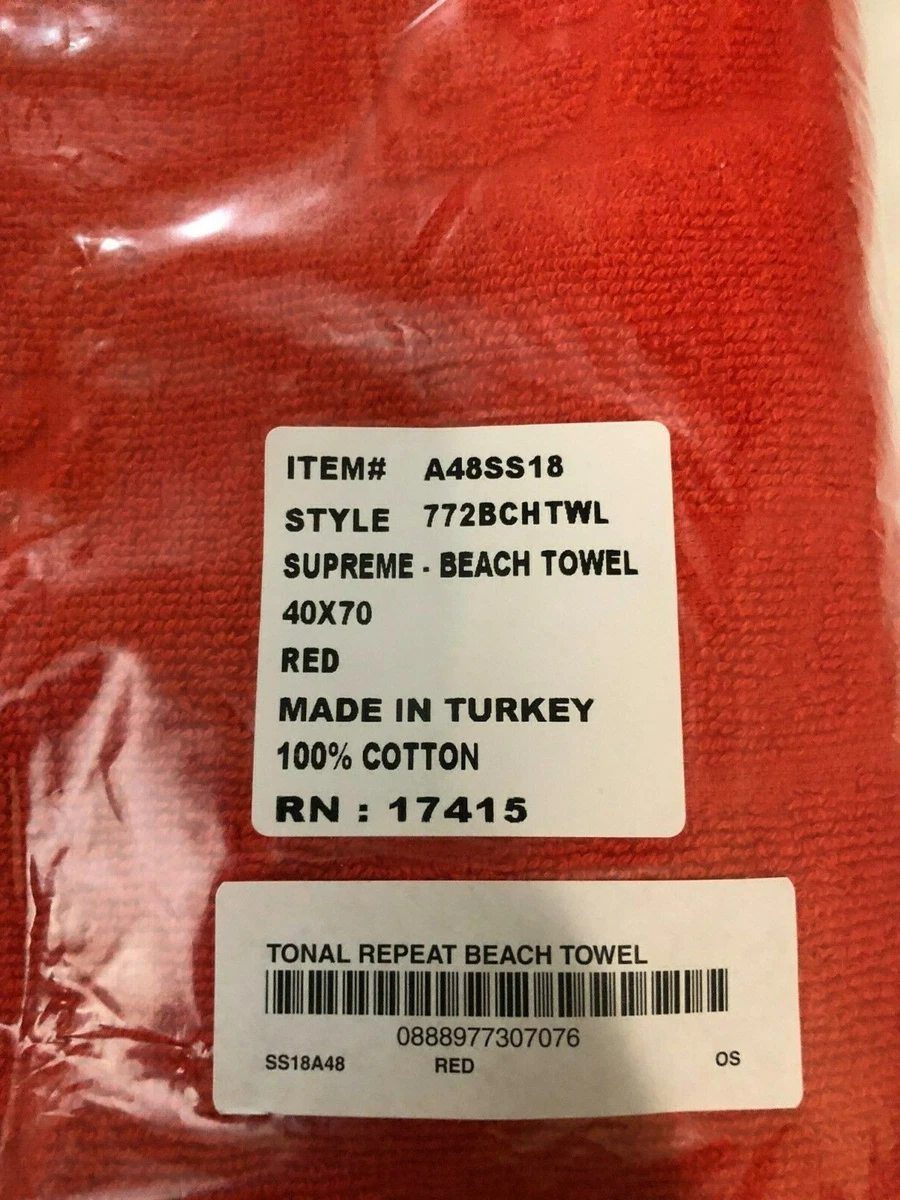 Supreme Tonal Logo Towel(トーナルロゴタオル 高速配送 - floordepot.cl