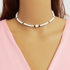 Seashell Pendant with Small Bead Necklace Oceanic Charm Delicate Details Jewelry