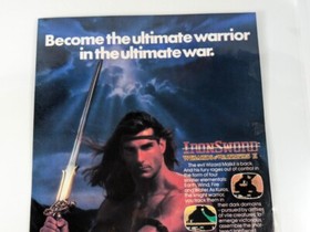 1989 Laminated Ironsword Nintendo Ad - Wizards & Warriors II NES Game