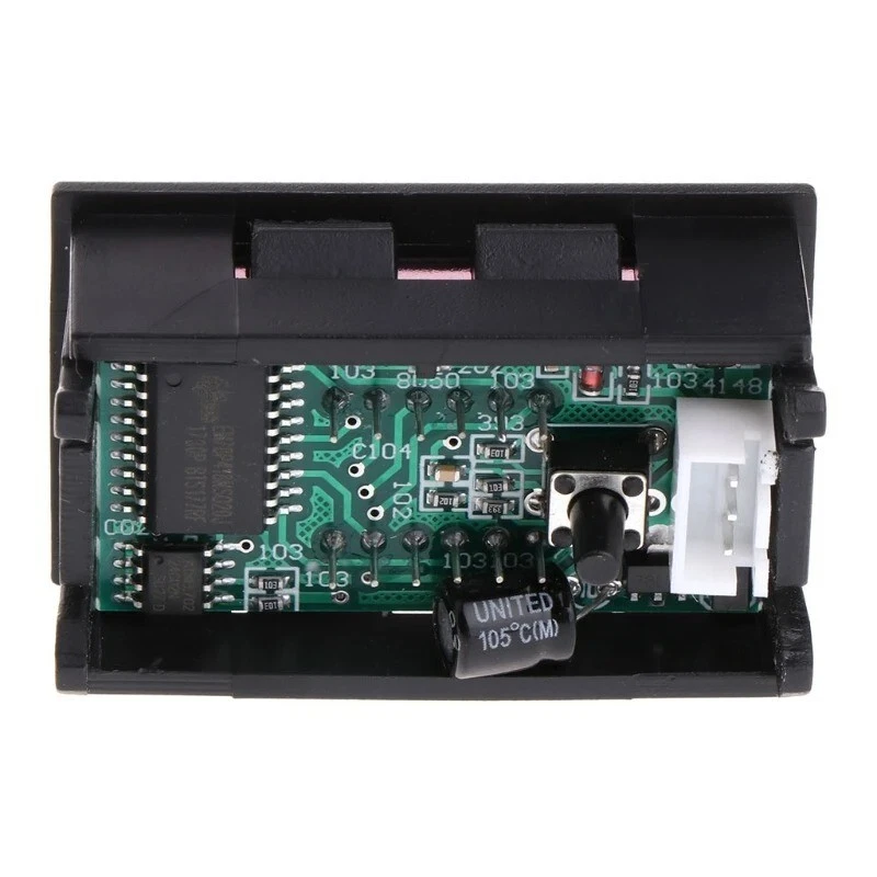 2 in 1 LED Tachometer Gauge Digital Voltmeter for Auto Motor Rotating - Image 2 of 4