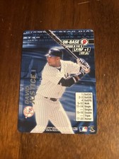 2001 MLB Showdown David Justice Diamond Star Promo Yankees