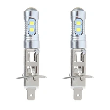 2x Bright White H1 Projector 50W LED Fog Light Daytime Car Bulb 6000K
