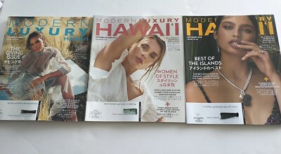 Modern Luxury Hawaii Magazine Keke Lindgard, Mahina Florence, 2022, BUNDLE!