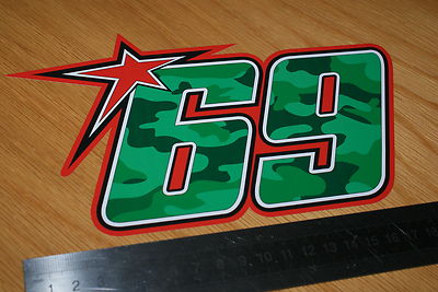 Nicky Hayden Camo 2015 Race Number - (Large) | eBay