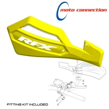 RFX PRO SERIES MX HAND GUARDS YELLOW / WHITE for HUSQVARNA TC85 TC125 TC250