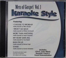 Men Of Gospel Volume 1 Christian Karaoke Style NEW CD G Daywind 6 Songs