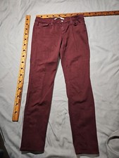 Joes Jeans Womens Size 32 Red Denim The Skinny Casual Stretch Pants Made In USA