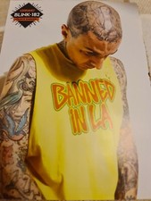 TRAVIS BAKER BLINK 182 / BRENDON URIE PANIC AT  THE DISCO A4 POSTER KERRANG M
