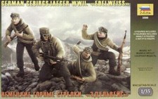 Zvezda - 3599 - German Gebirgsjaeger WWII Edelweiss - @