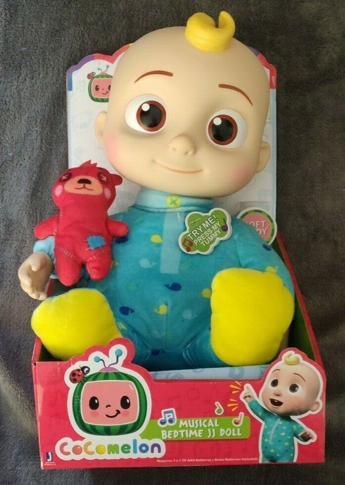 Musical JJ BEDTIME Doll 10” Soft Plush Doll 191726386445 eBay