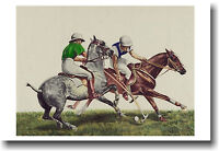 Polo Challenge - Horse Sports Art Print Poster Polo Challenge - Horse Sports Art Print Poster