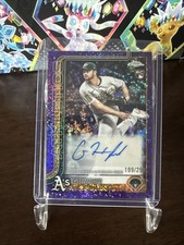 Topps Chrome Gunnar Hoglund Autograph Purple Speckle 199/299