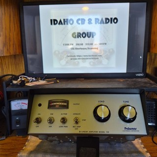 PALOMAR 150 Tube Bi Linear Amplifier MOBILE 12V. Clean older unit 3 tube works