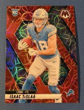 2025 Panini Mosaic~Rookie #319 Isaac TeSlaa Red Scope Prizm SP (RC) 🔥💎Lions