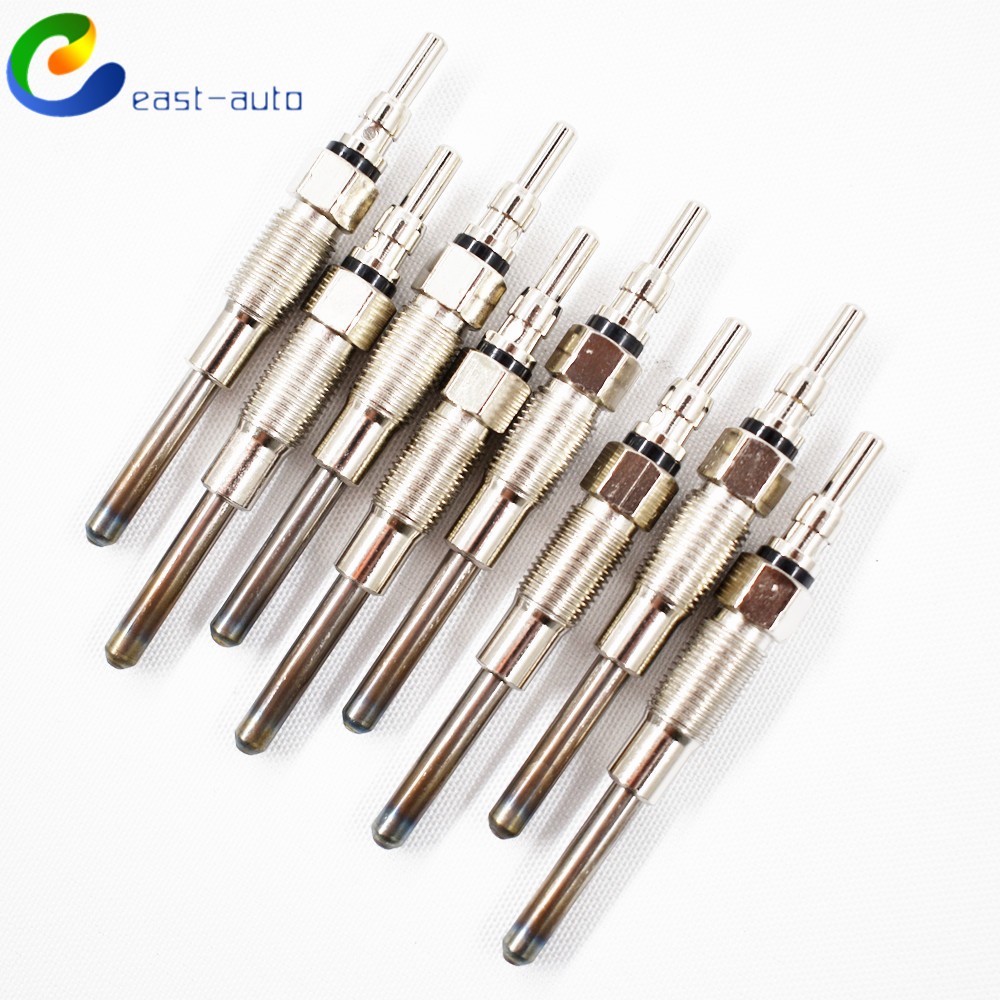 8PCS Glow Plug For Ford F350 F250 IDI 1988-1994 7.3L F2TZ12A342A