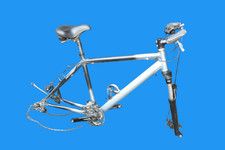 26 Zoll Fahrradrahmen7Rahmenset  RH ca.  45 cm  mit Zubehör/Anbauteilen