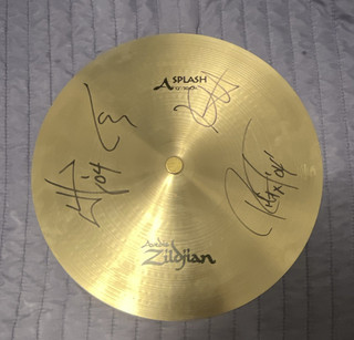 Metallica 2004 Autographed Zildjian Splash Cymbal