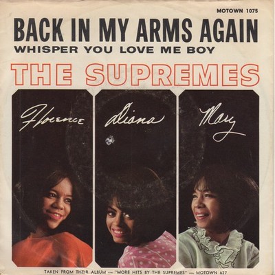 Supremes Back In My Arms Again Motown (Picture Cover) Soul Northern Motown