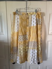 Patchwork Prairie Boho Cottage Core whimsical BoHo NWT skirt peasant summer XL