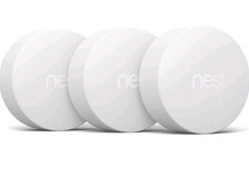 Sensor de temperatura Google Nest para termostatos domésticos inteligentes Nest paquete de 3 - blanco