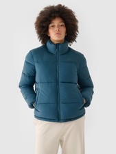 4F Damen Jacke mit synthetischer Daunenfüllung - türkis 4FWAW24TDJAF469-46S