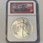 2004 American Silver Eagle ,999 Fine Silver NGC MS69