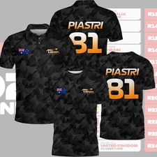Oscar Piastri #81 McLaren F1 Shirt, Fanwear Limited Edition Shirt, F1 Racing Tee