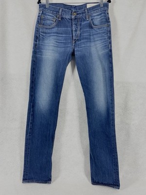 Rag & Bone  Jeans Men s 31x32 Blue Straight Tailored Workwear Cotton Made In USA