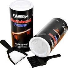 Shuffleboard Sand Wax Sand, Black-2 Cans High Speed