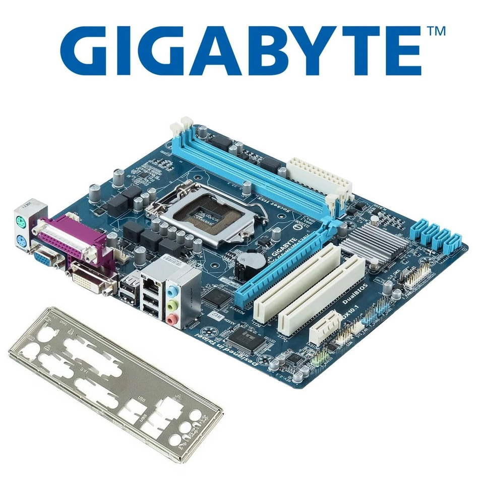 Placa Base Gigabyte GA-H61M-S2PV Socket 1155 Micro ATX Paralelo Reacondicionado - Imagen 2 de 4